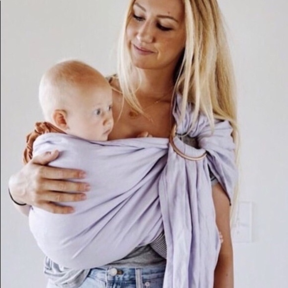 Wildbird double linen ring sling in woodnymph